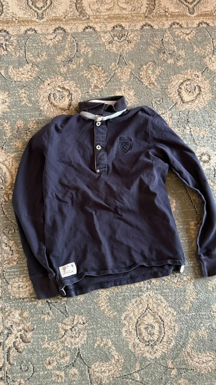 Polo Navy Long Sleeve Polo Shirt product image